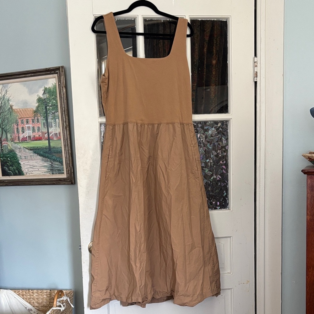 Everlane Tan Midi Dress